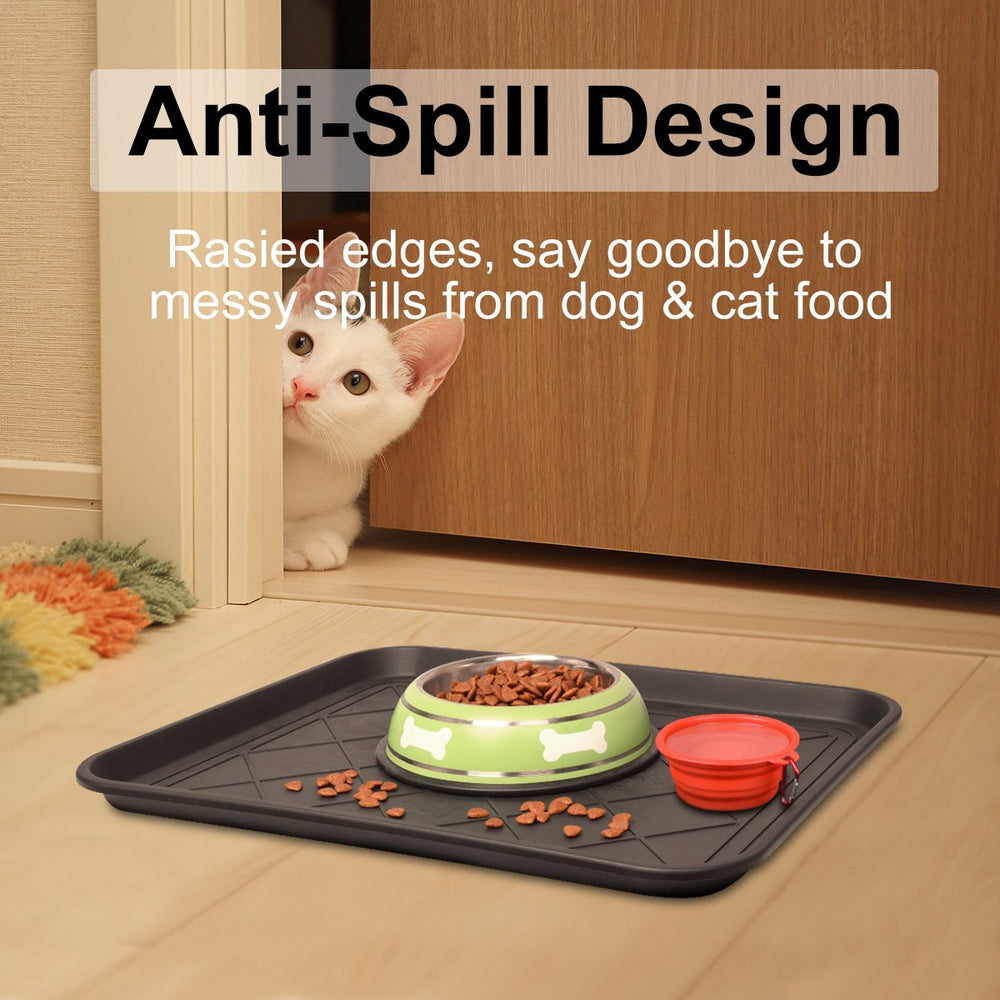 Home-Man waterproof tray protects hardwood and carpet indoors or outdoors
