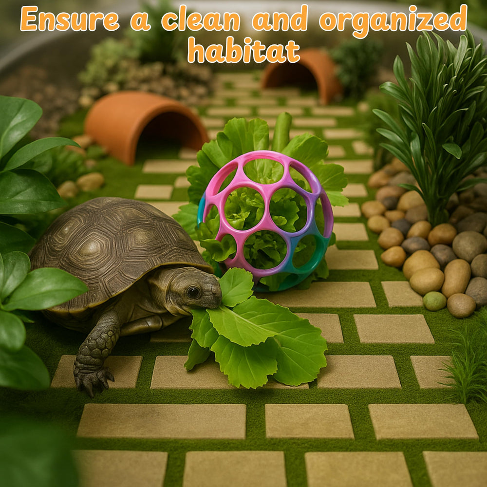 Homedy Aquarium Turtle Treat Ball cleaning-ready design for maintenance