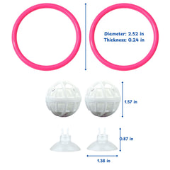 Homedy Crafts Betta Ring pink suction cup setup demonstrates easy tank installation.