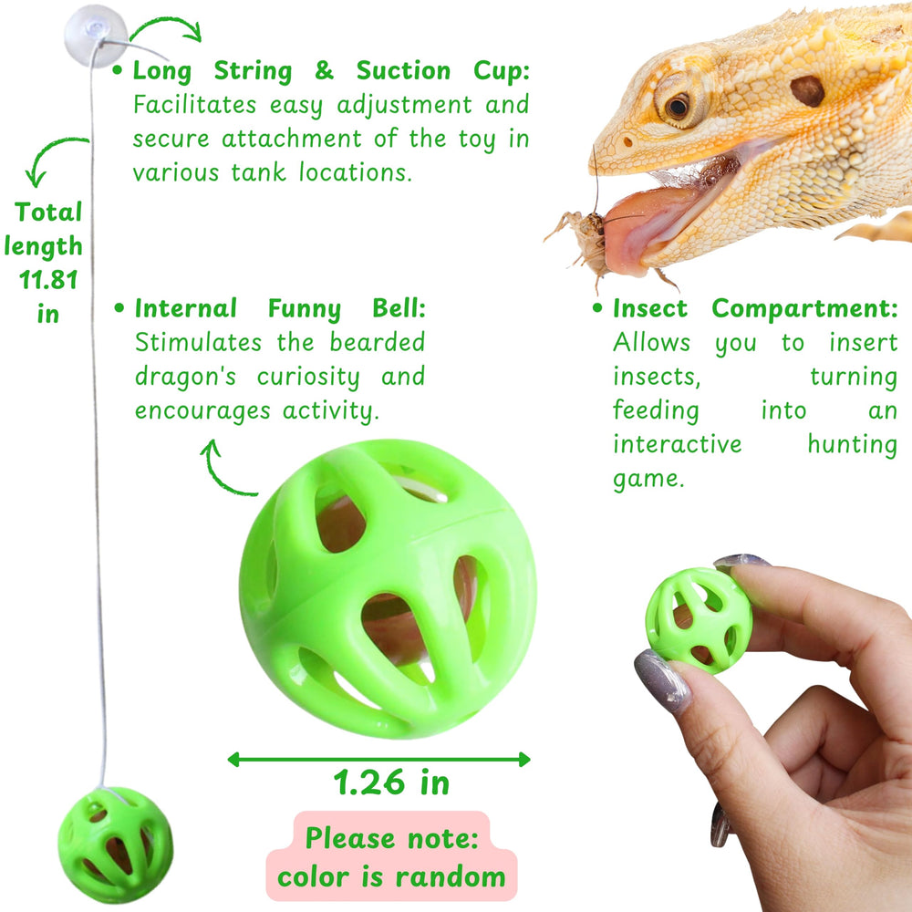 Homedy Crafts yellow bell ball provides auditory engagement and hunting-like play.