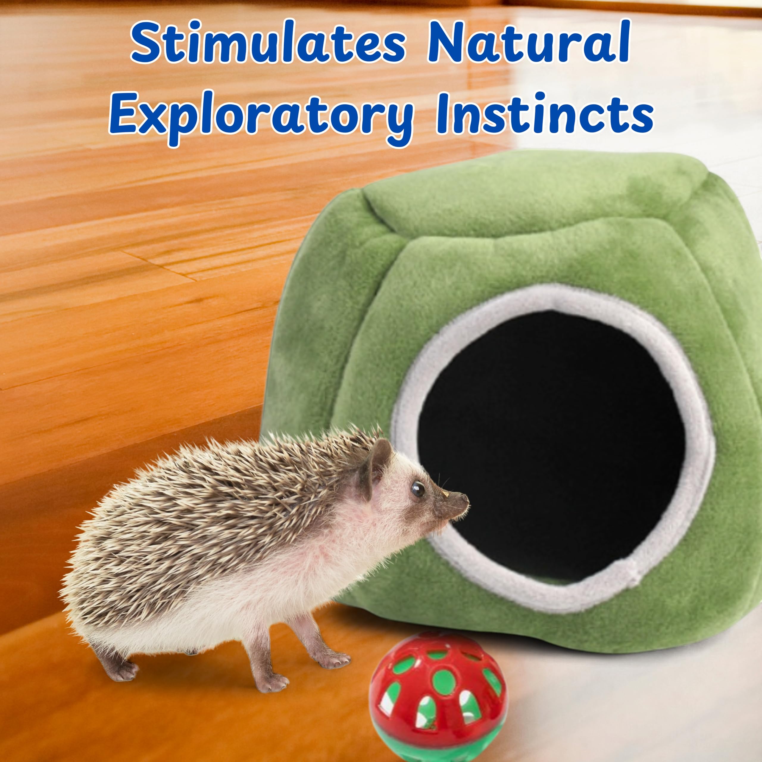 Homedy Crafts Hedgehog Cave Entrance Green invites curious little explorers.
