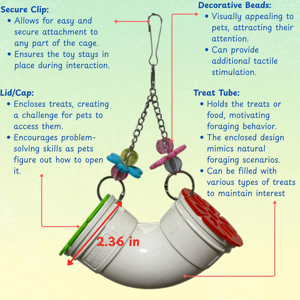 Homedy Crafts slow feeder supports small-pet activity and interactive play