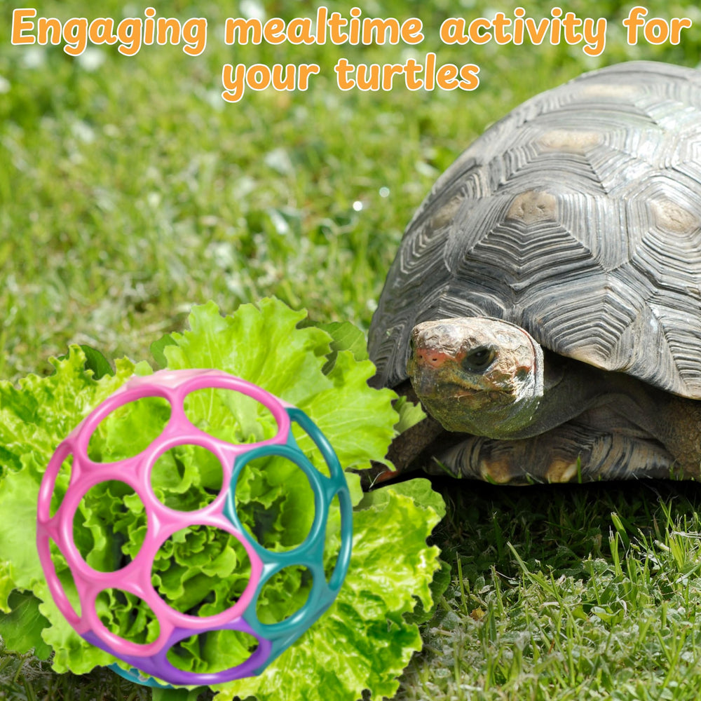 Homedy Floating turtle enrichment ball in water for exploration