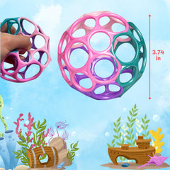 Homedy Turtle Feeder Ball close-up highlights durable water-safe construction