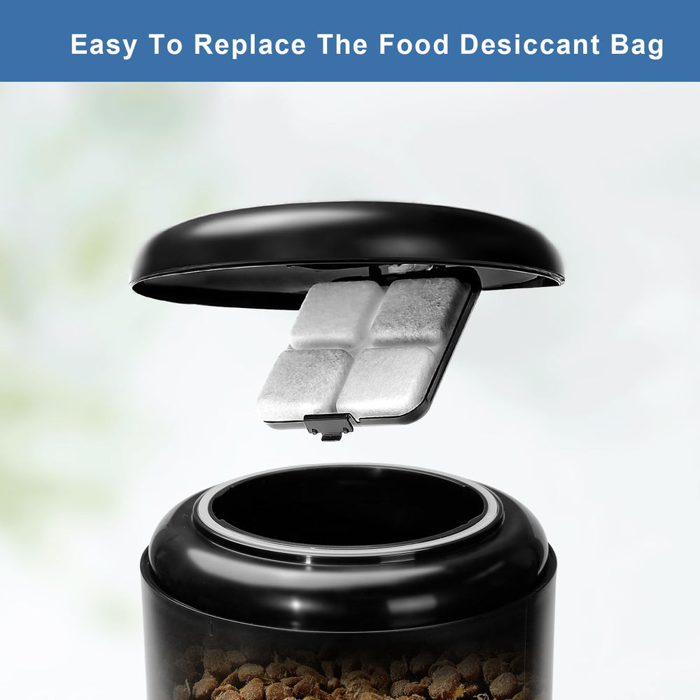 HomeFio desiccant bags materials close-up show non-woven fabric and silica gel.