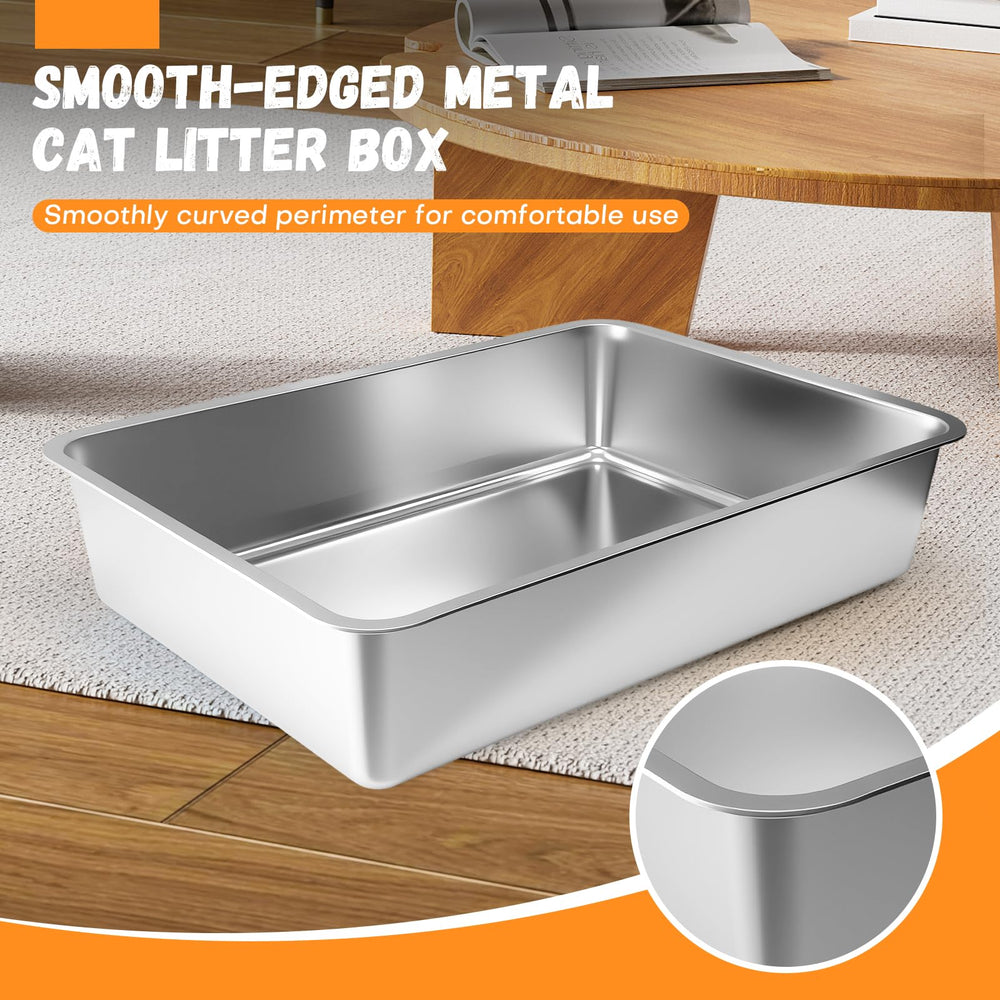 Homegroove xl litter box cat using open-top for comfortable entry