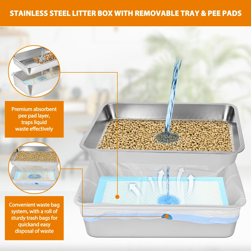 Homegroove XXL litter box with lid for multi-cat households