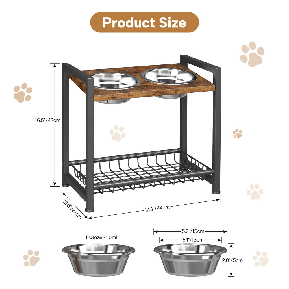 Homeiju 14.7 inch height offers comfortable stand for giants and big cats.