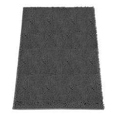 HOMEK absorbent dog door mat traps mud and moisture at the entry.