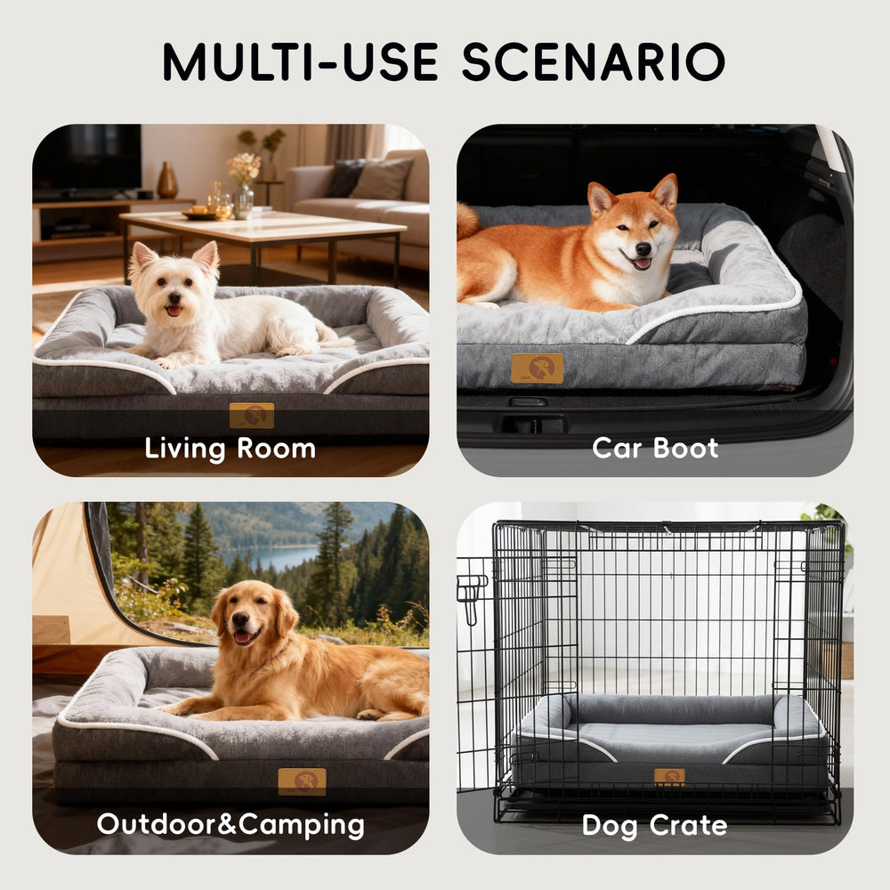 Homemate dog bed certifications OEKO-TEX and CertiPUR-US safety materials