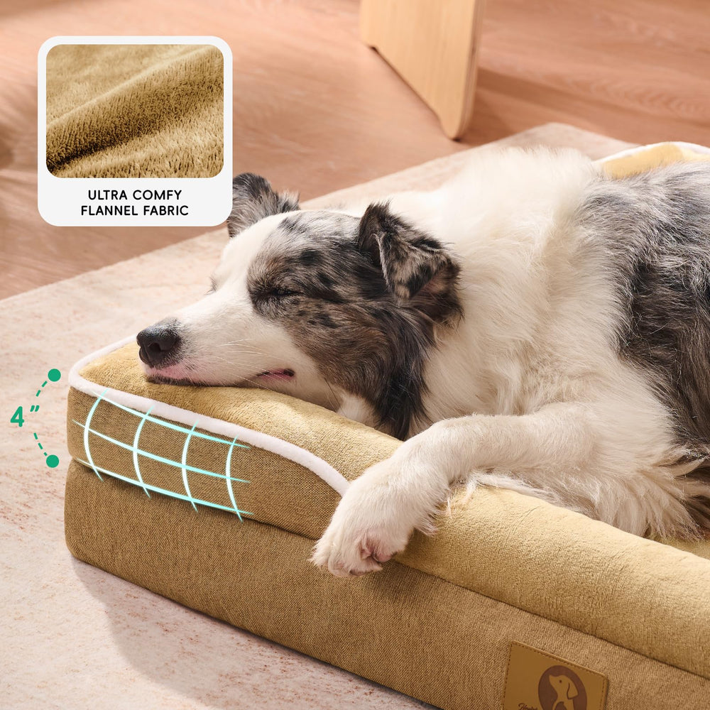 Homemate dog bed non-slip bottom keeps bed steady during play