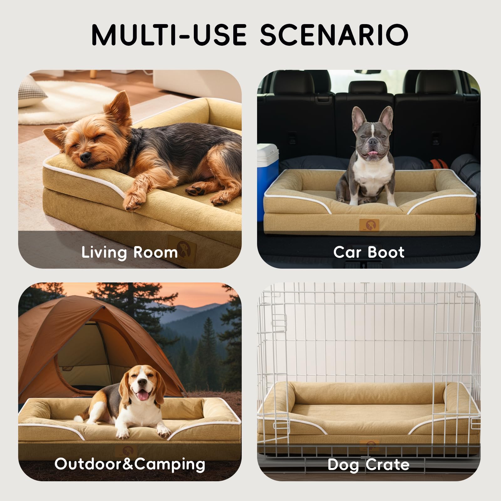 Homemate dog bed OEKO-TEX certified materials ensure safe, pet-friendly lounging