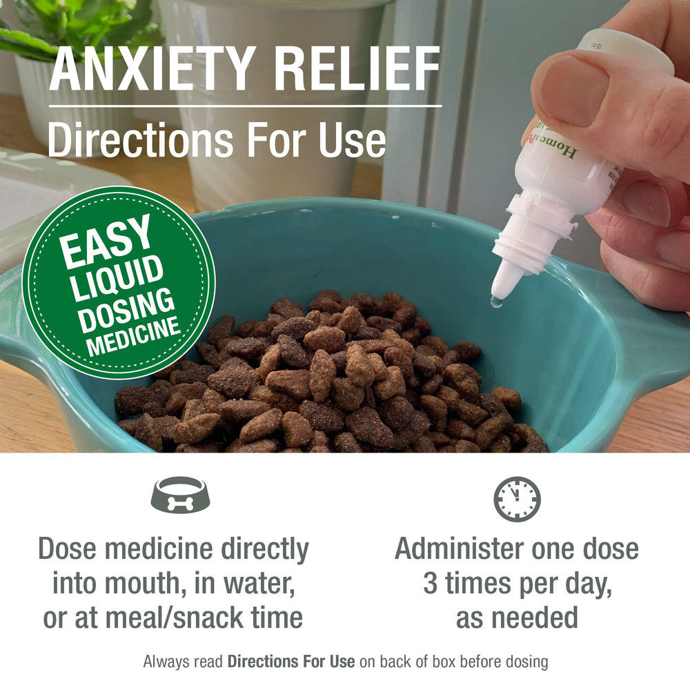 HomeoPet Anxiety Relief used during vet visits for calmer handling