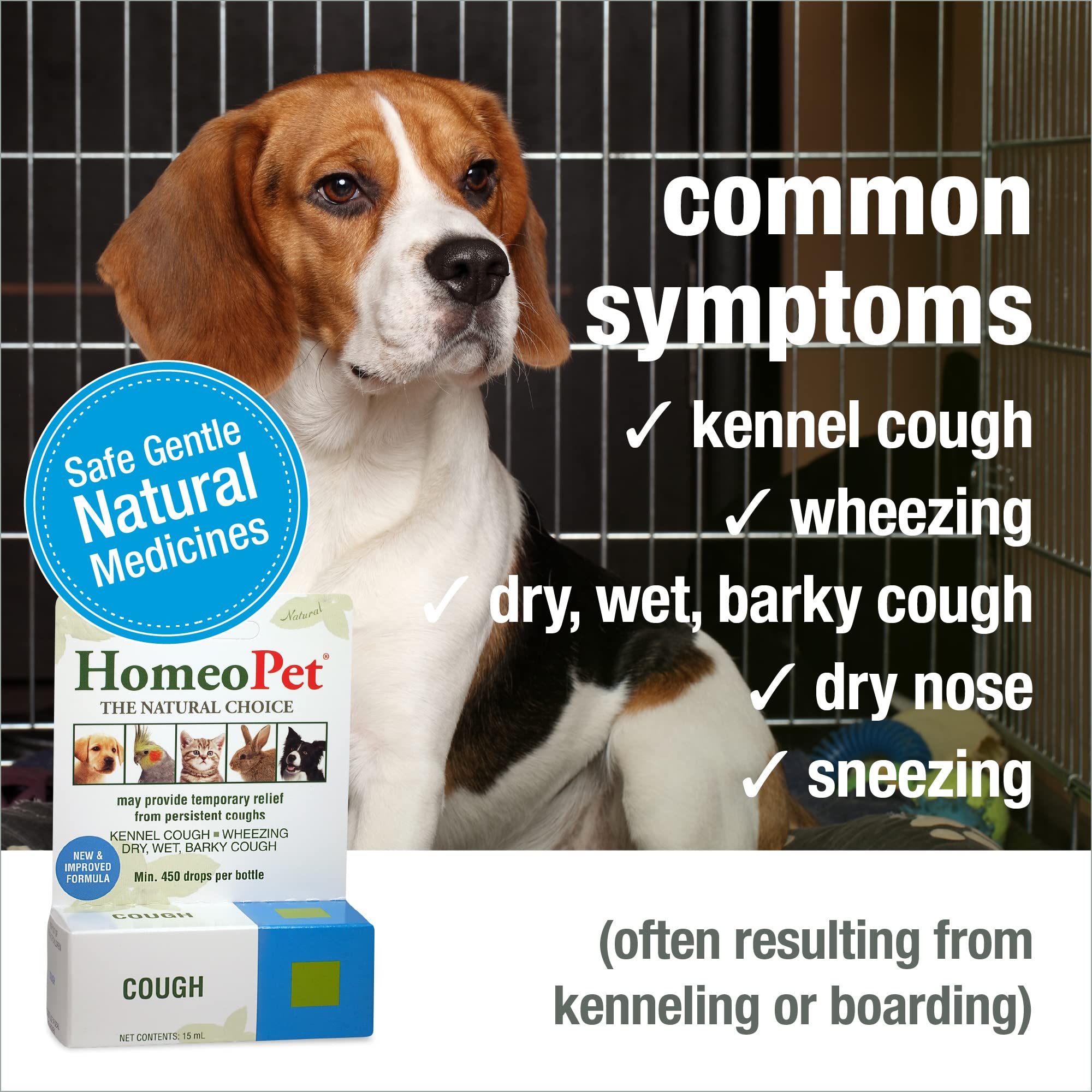 HomeoPet Cough added to water for easy dosing.