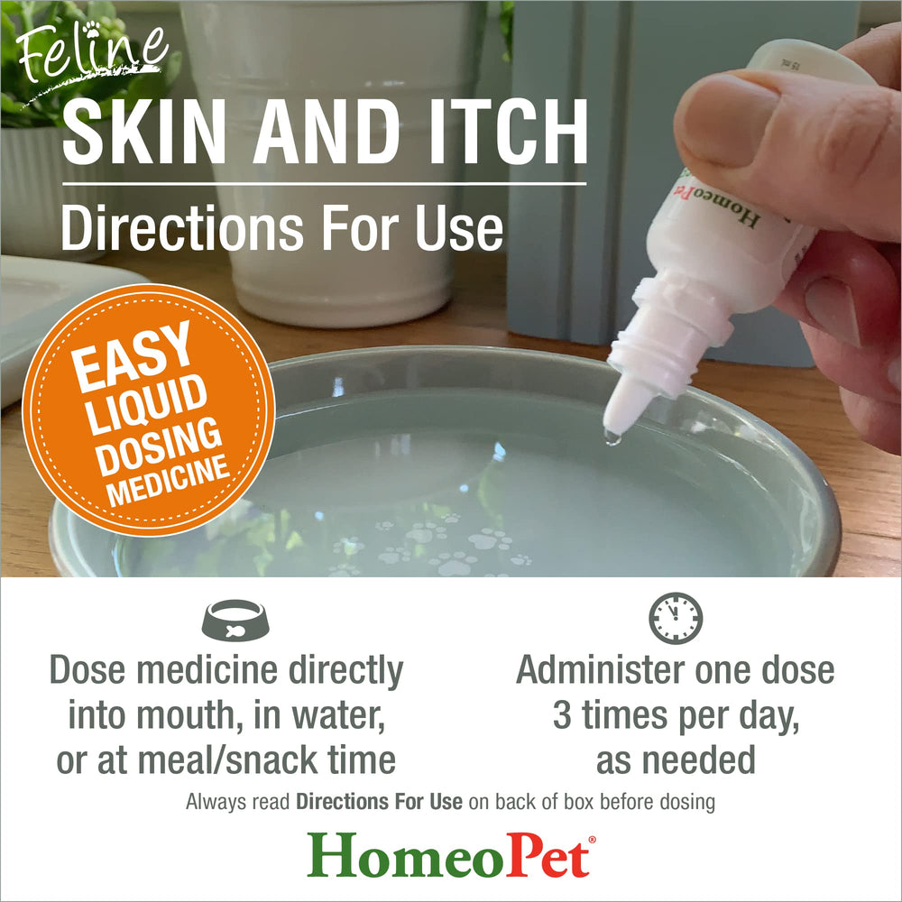 Cat with hopeful shine after using HomeoPet Skin and Itch.