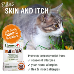 HomeoPet dosing directly into cat's mouth for easy administration.