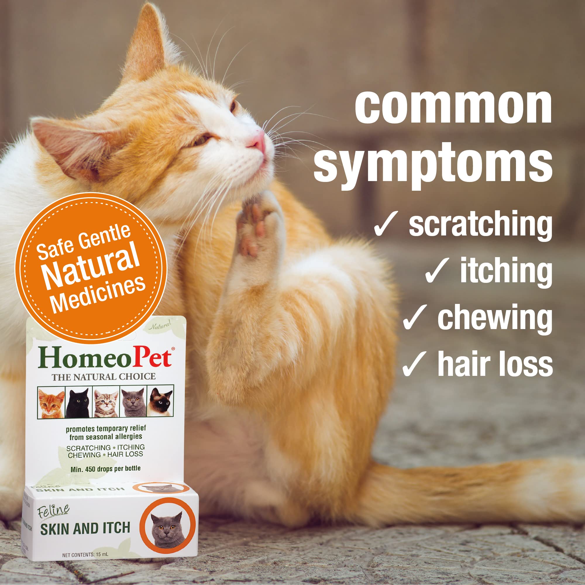 HomeoPet Skin and Itch solution mixed in water for effortless use.