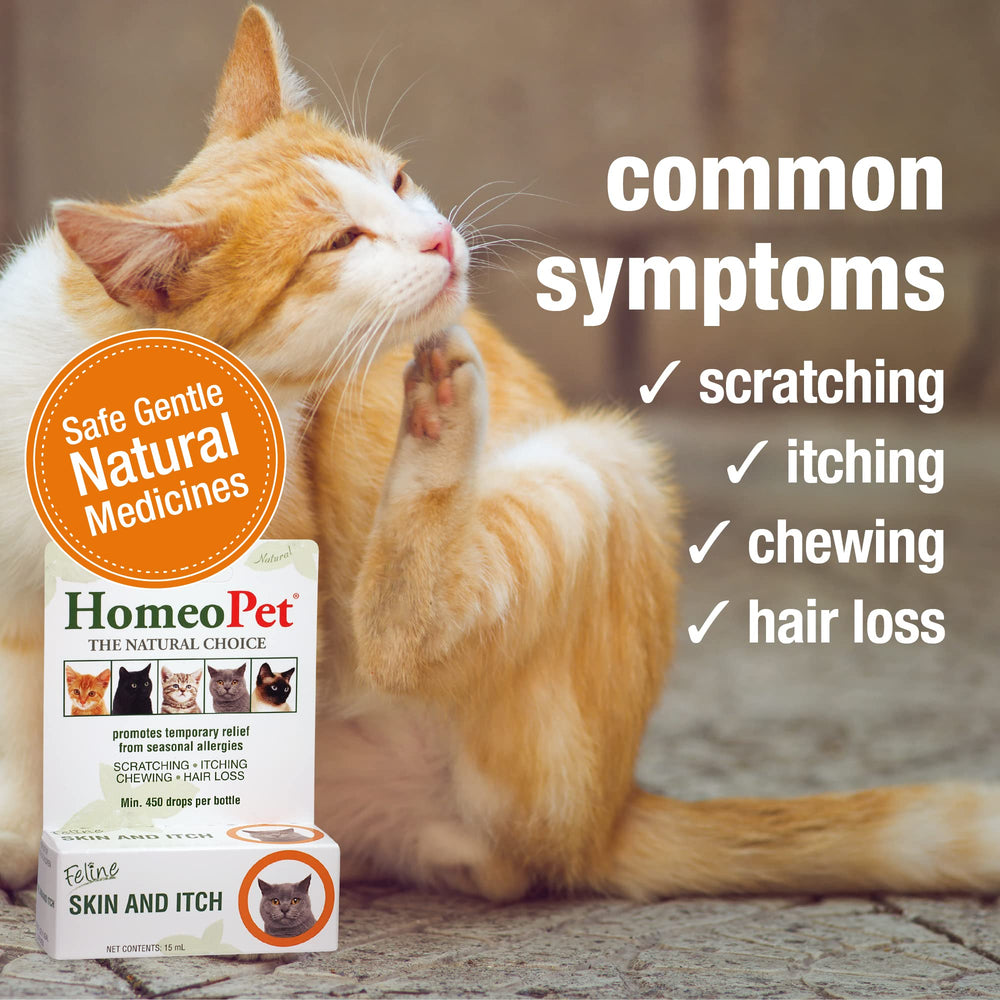 HomeoPet Skin and Itch solution mixed in water for effortless use.