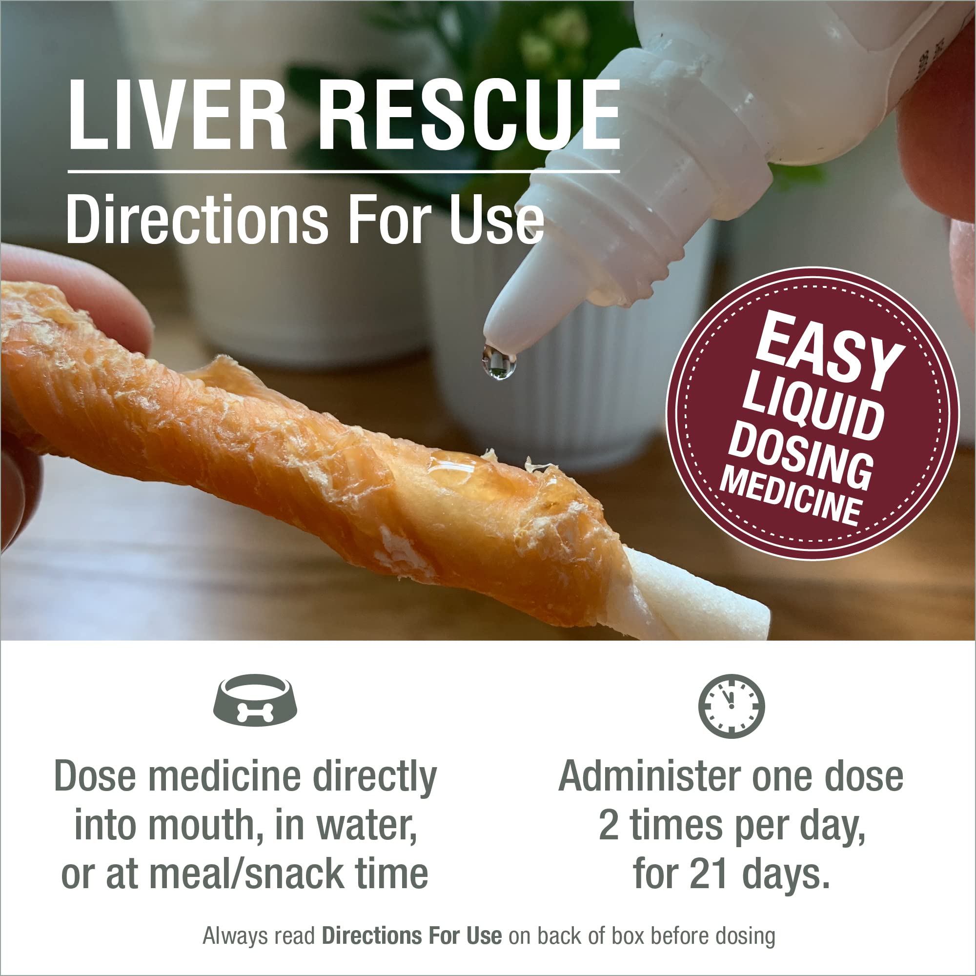 HomeoPet Liver Rescue supports all ages of dogs and cats.