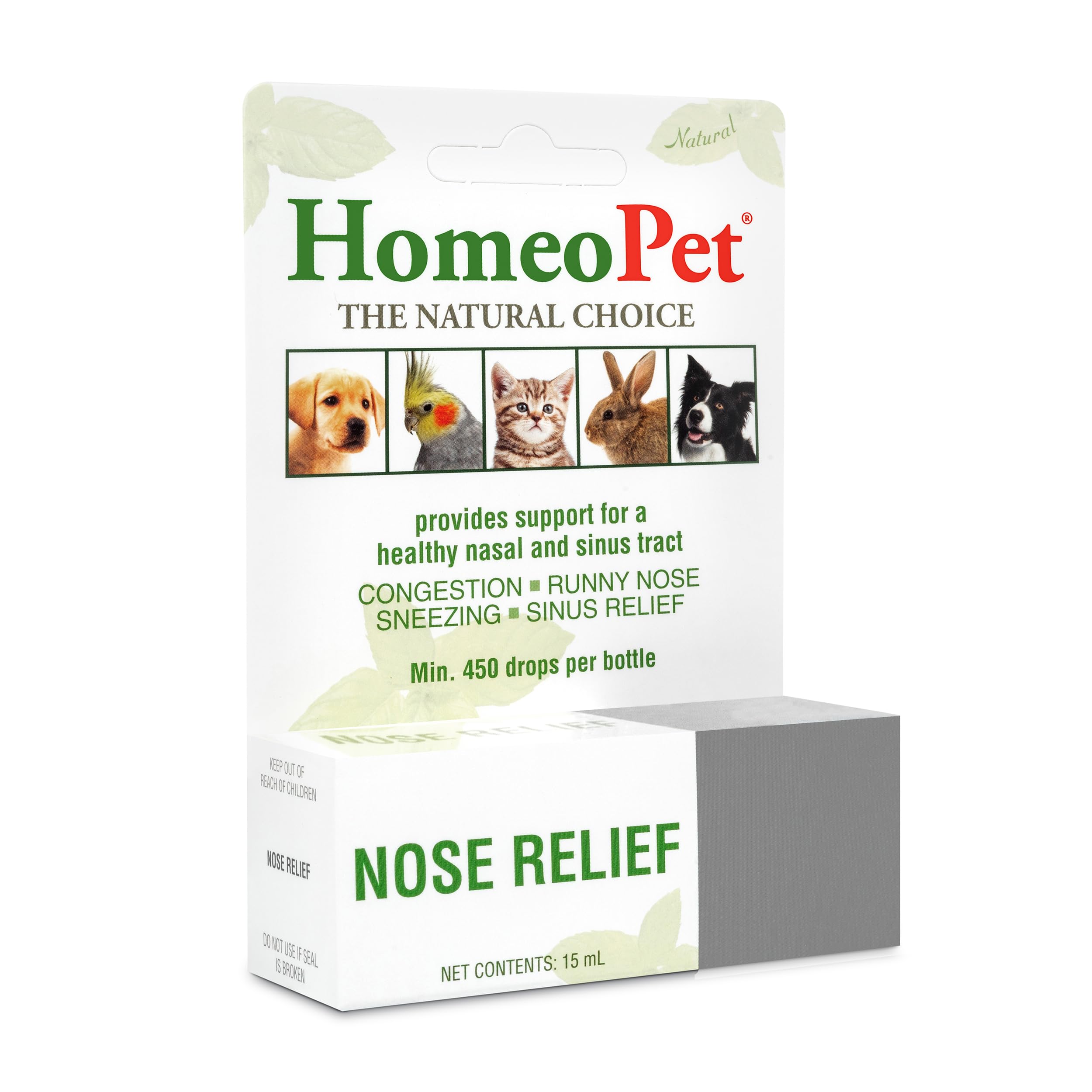 HomeoPet Nose Relief in-water use demonstrates flexible dosing options
