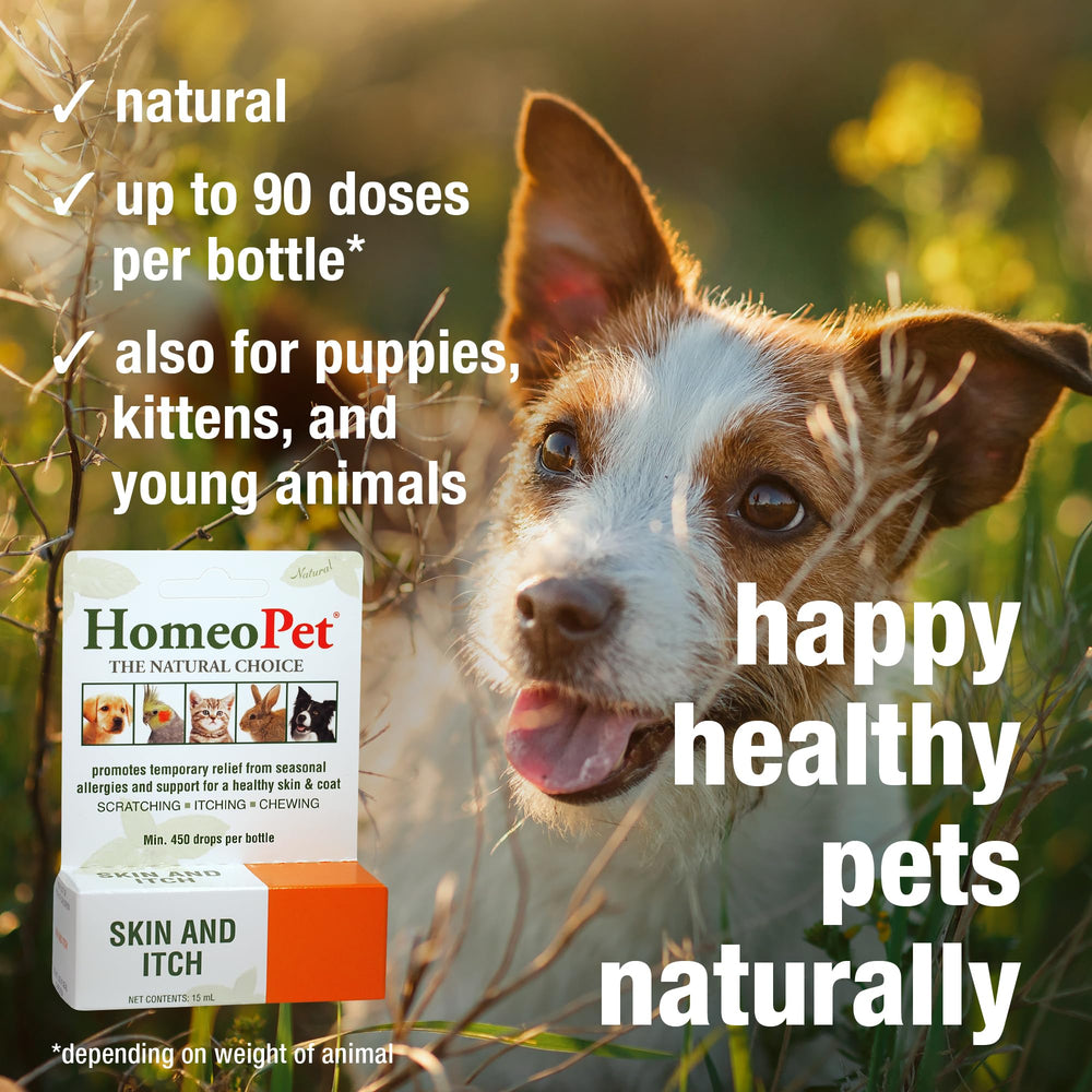 HomeoPet Skin and Itch with dogs and cats in care