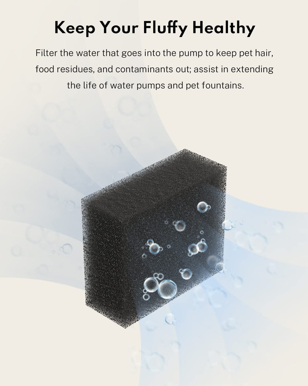 HomeRunPet filter assembly showing easy replacement steps