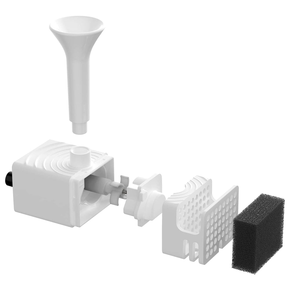 HomeRunPet fountain package includes filter sponge for clearer water.