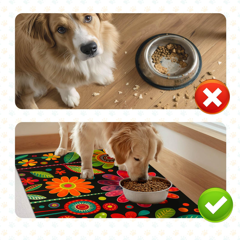 HOMETITUTE Easy-clean surface wipes down quickly after meals.