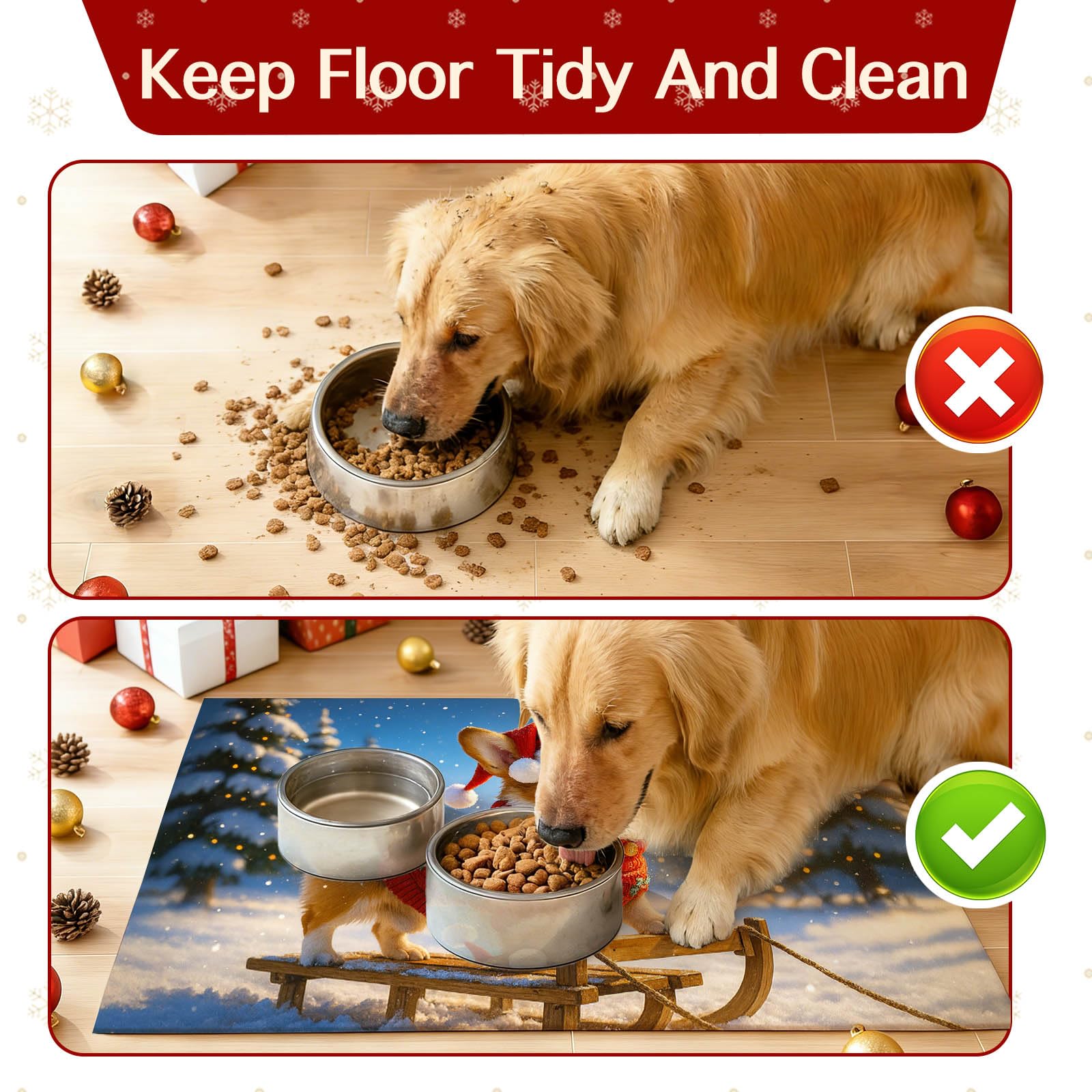 HOMETITUTE travel-friendly mat folds easily for on-the-go feeding.