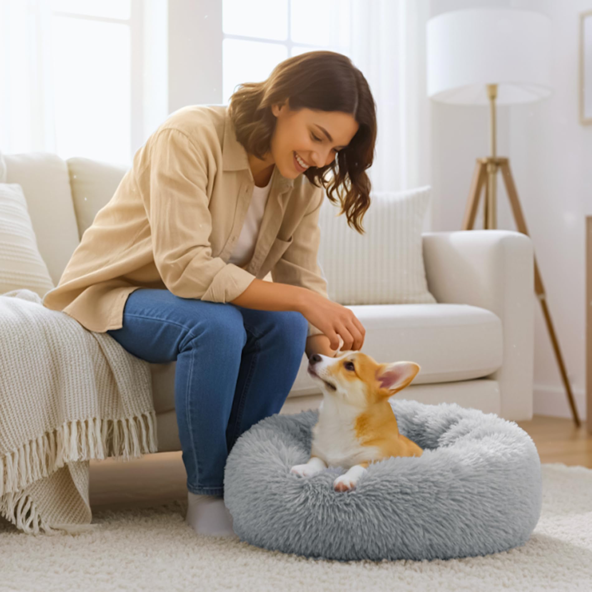 Homeuslynn machine-washable design allows easy cleaning after cuddly adventures.