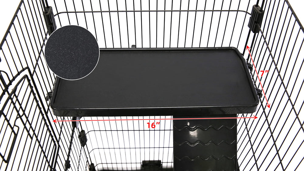 Homey Pet lockable casters offer easy, controlled mobility.