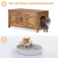 Homhedy barn-door access panel image emphasizes discreet entrance for easy cleaning