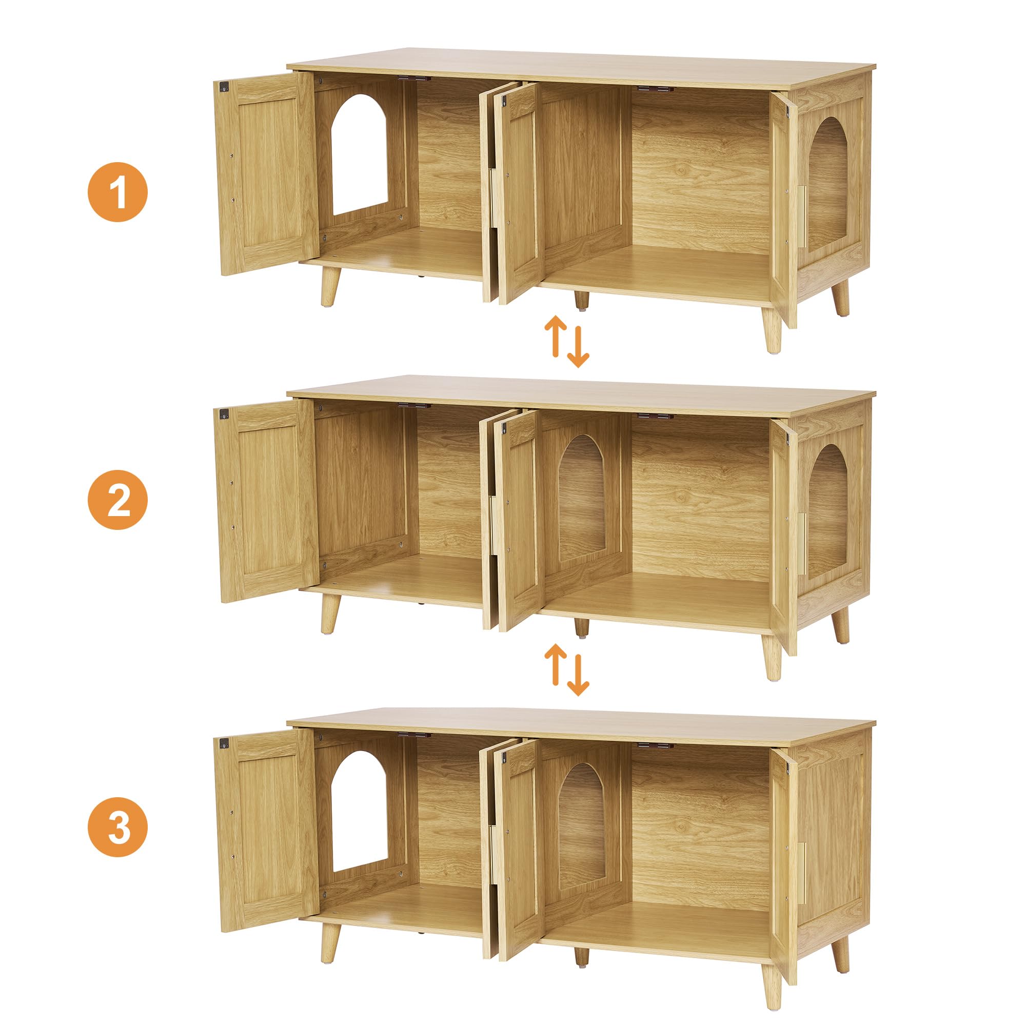 Homhedy Boho enclosure with assembly tools included for quick setup.