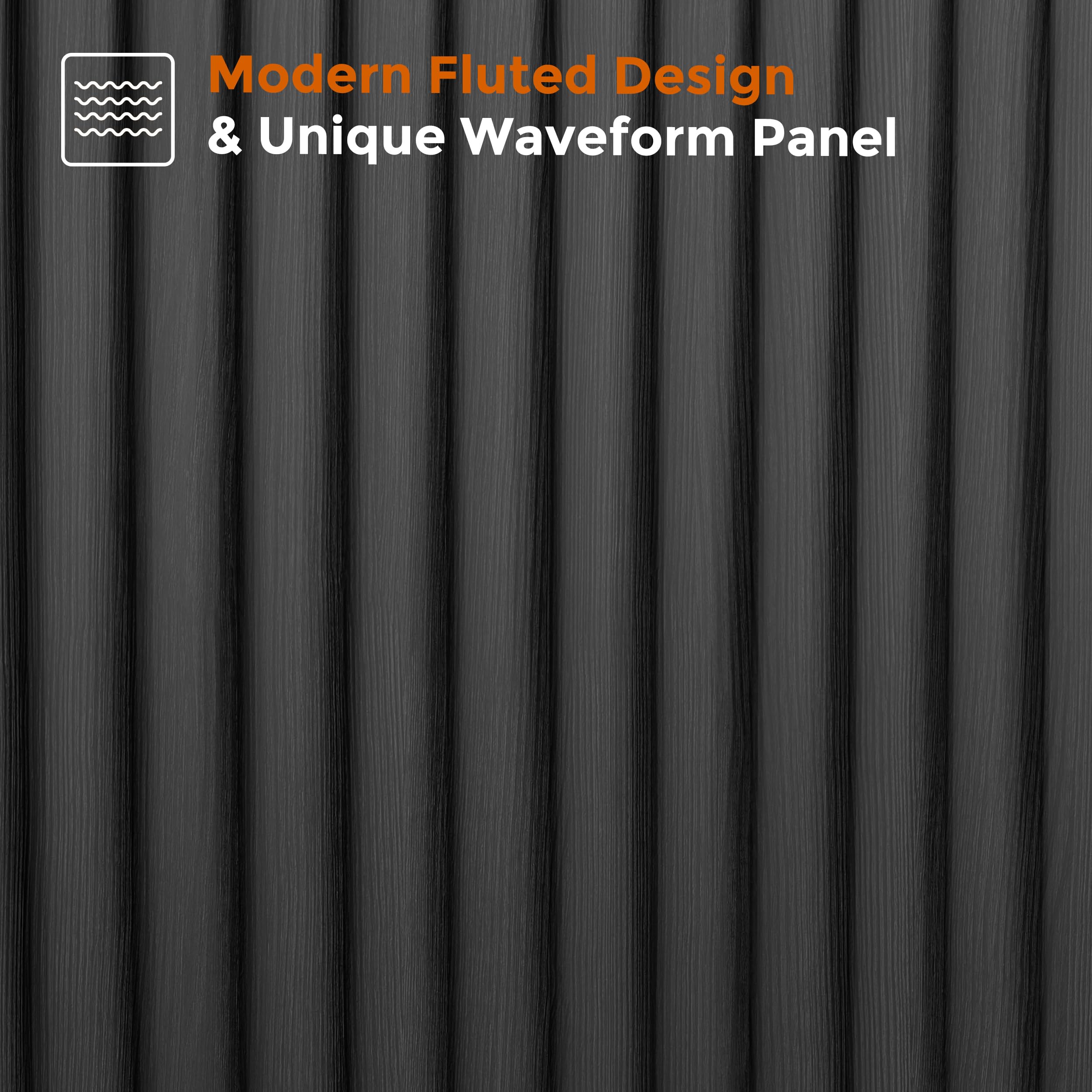 Homhedy cat litter box enclosure modern fluted design complements contemporary homes.