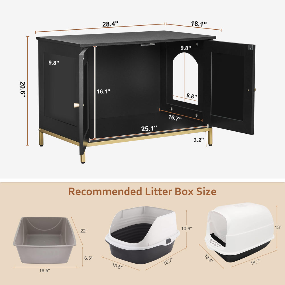 Homhedy cat-litter-box-enclosure modern-style-detail adds luxury to home decor.