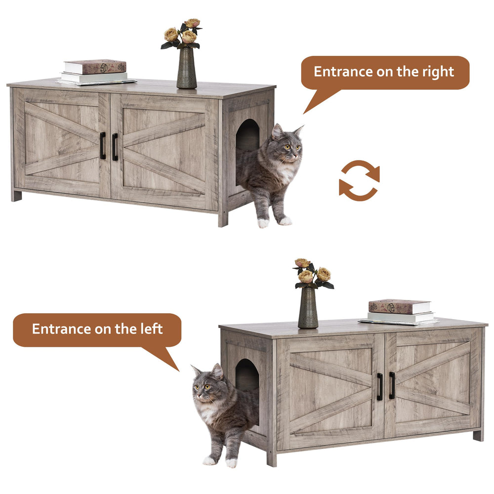 Homhedy end-table cat furniture dual purpose, fits living room alongside sofa.
