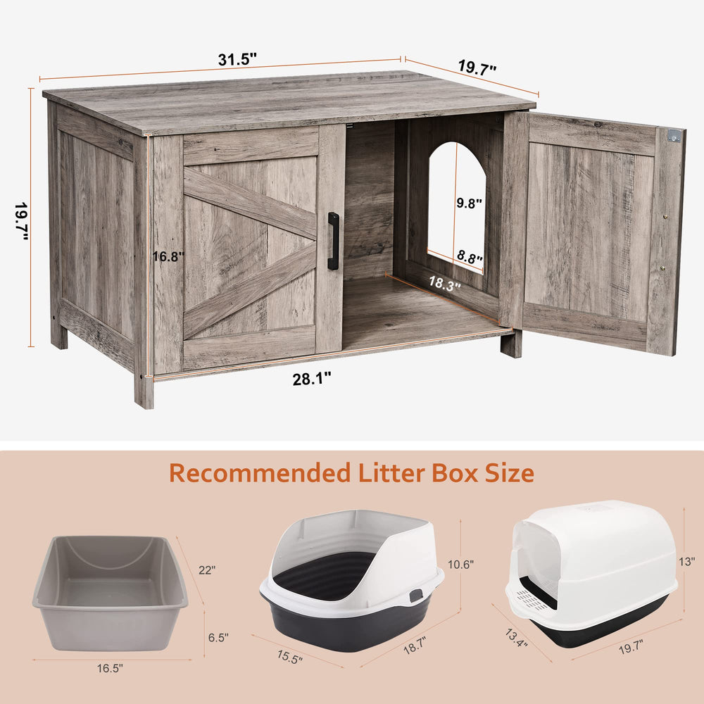 Homhedy litter box interior space; roomy cavity keeps litter contained