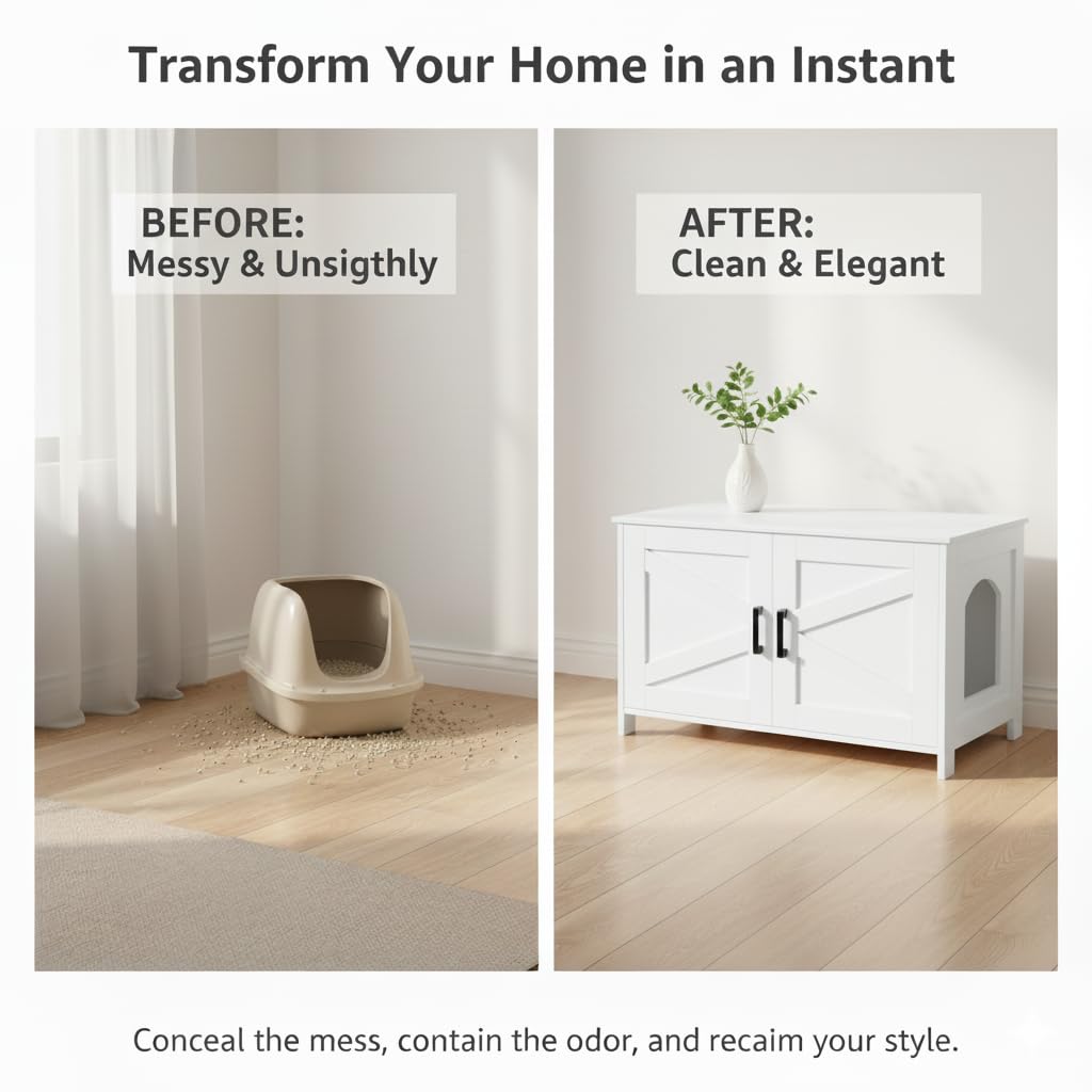 Homhedy water-resistant veneer cleans easily for a fresh look.