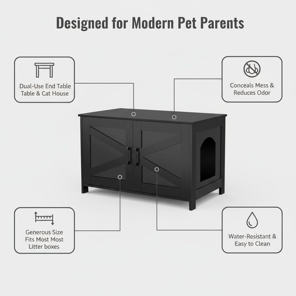Homhedy water resistant veneer surface cleans up quickly.