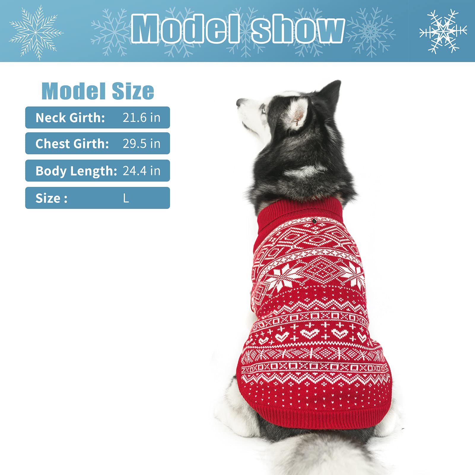 Homimp Argyle dog sweater cream color ideal for bright winter photos