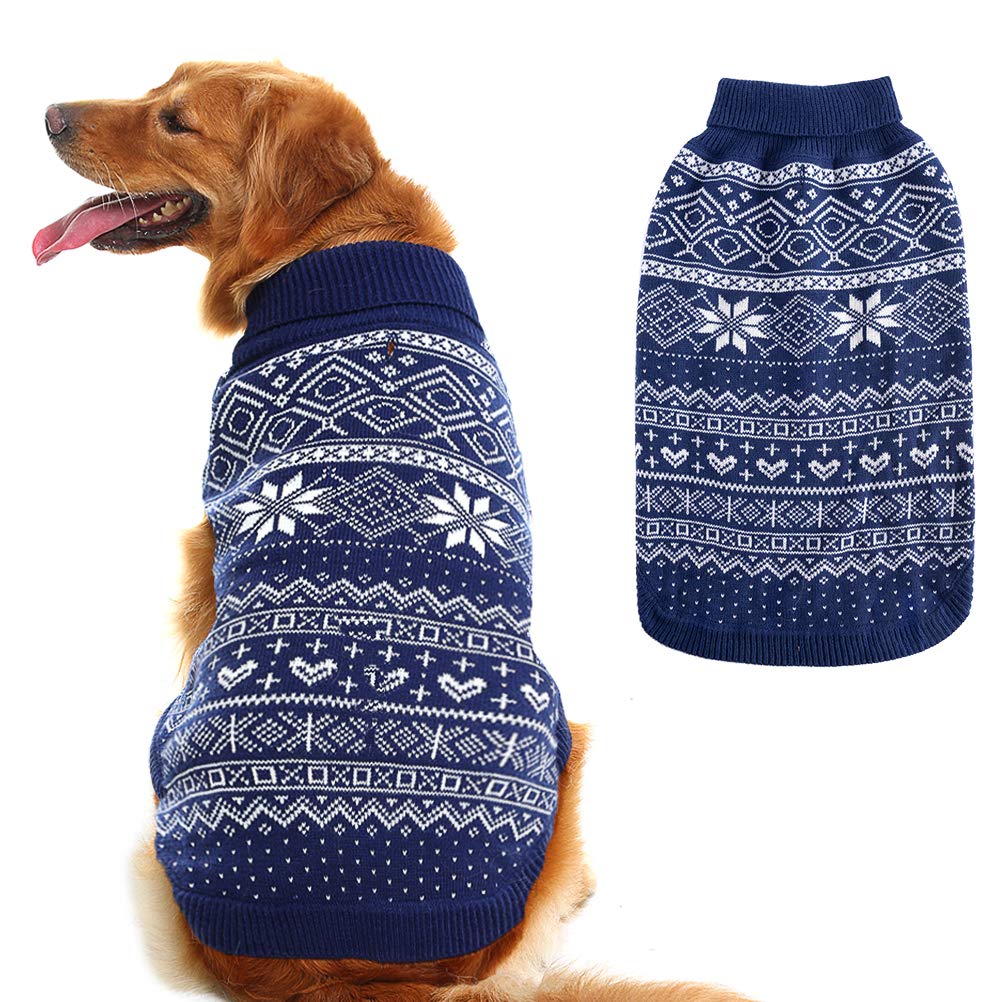Homimp Dog Sweater Argyle front view highlights warm, stylish coat for chilly walks.
