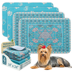 Homimp washable dog pee pads absorbent layers keep floors clean after accidents.