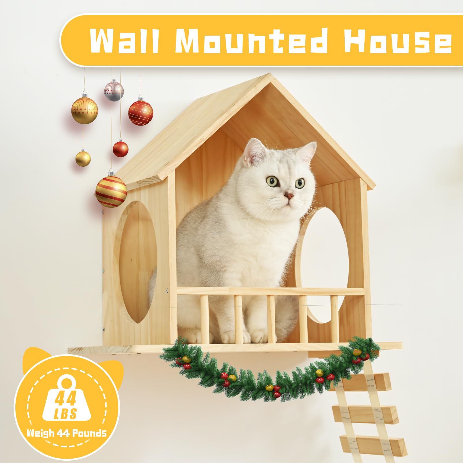 Homman cat wall shelves 2 condos private hideouts for naps