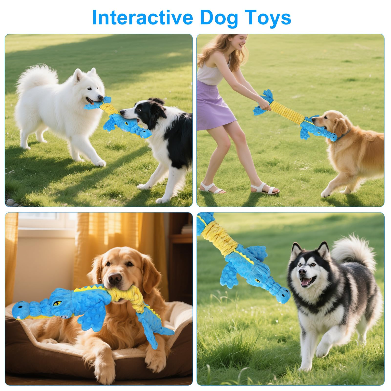 Homounter crocodile toy makes a thoughtful gift for dog lovers