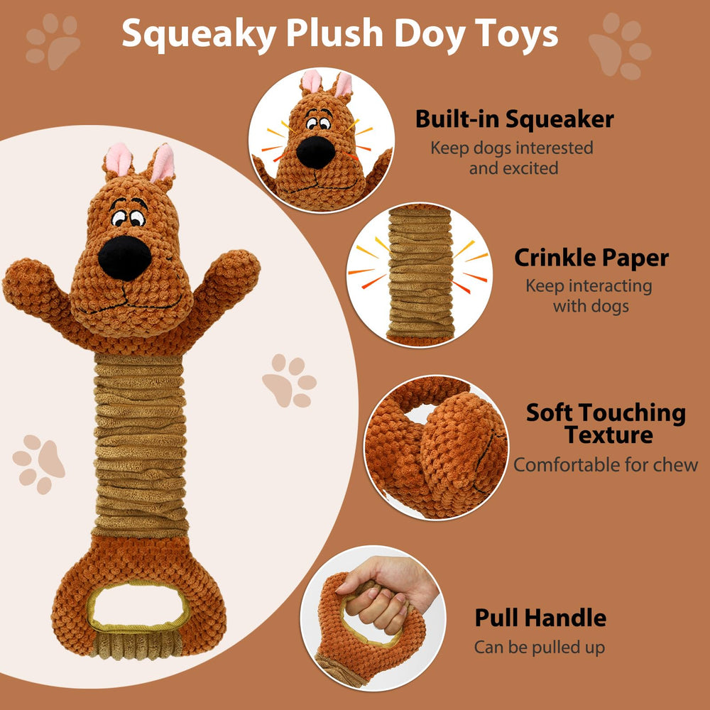 Homounter interactive tug-of-war dog toy for bonding and exercise