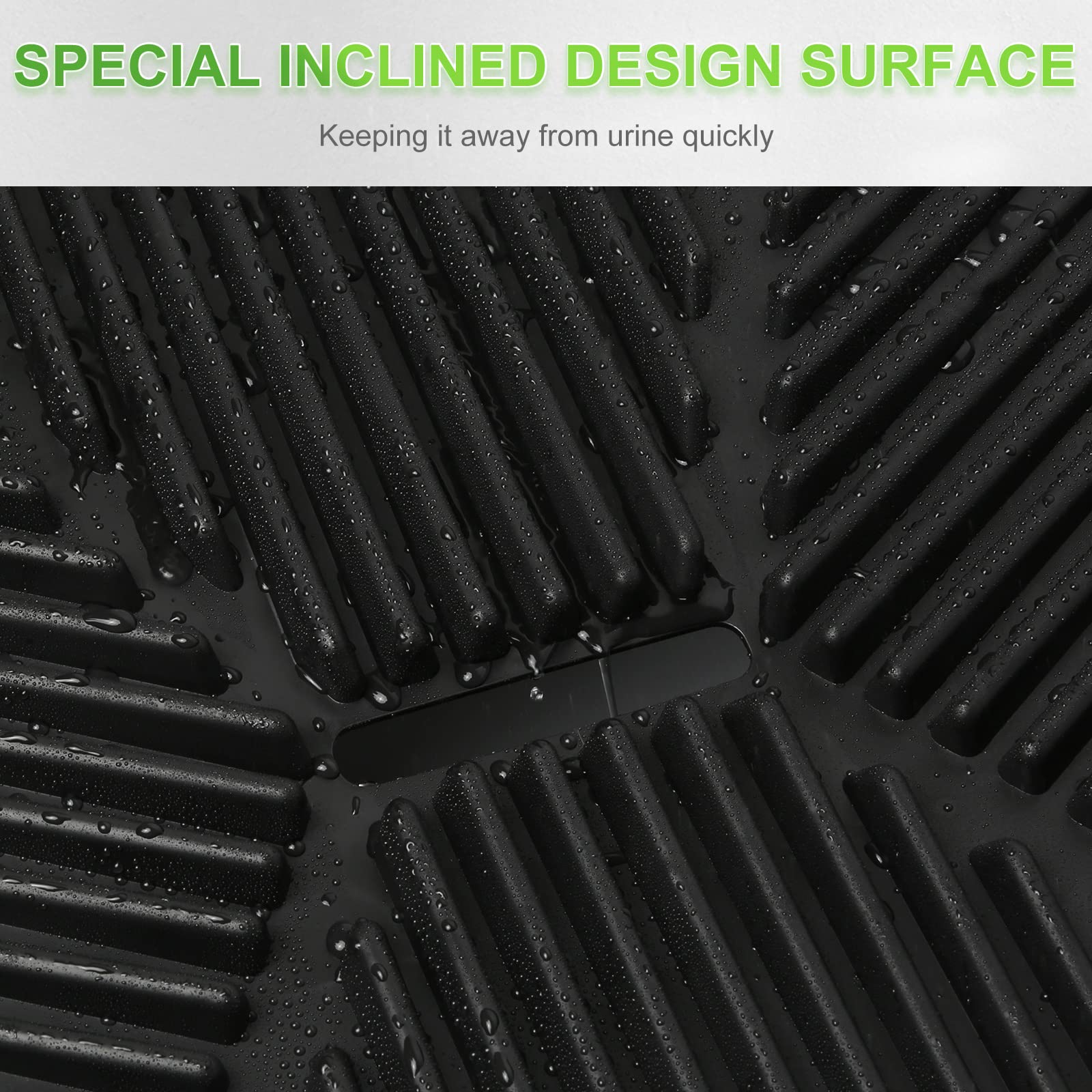 Hompet 56 drainage holes optimize drainage and odor control.