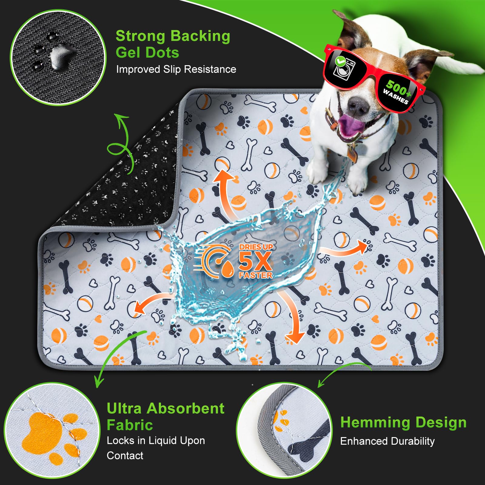 Hompet replacement turf demonstrates durable, chew-resistant surface for repeated use.