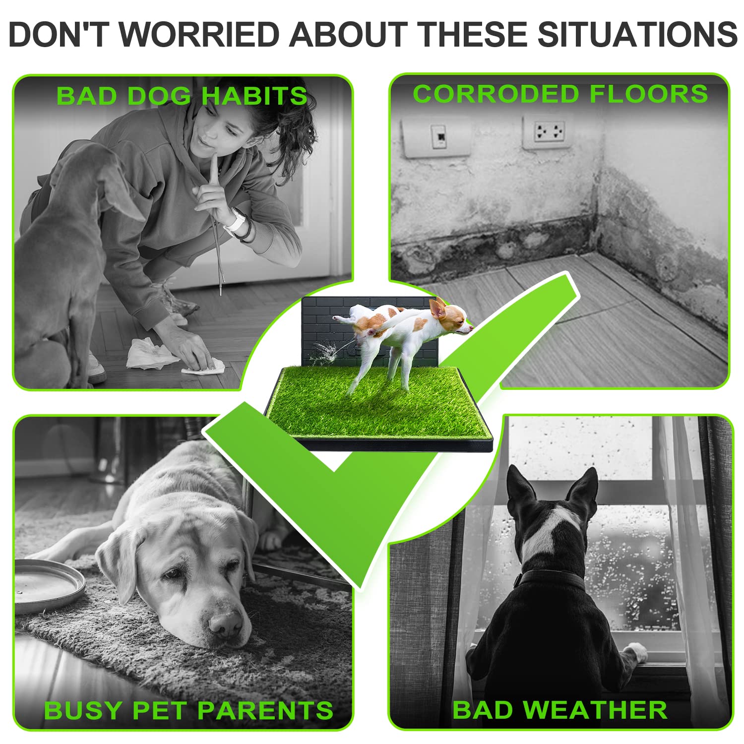 Hompet hemming grass mat close-up highlighting durability and pet safety.