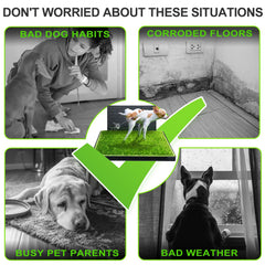 Hompet hemming grass mat close-up highlighting durability and pet safety.