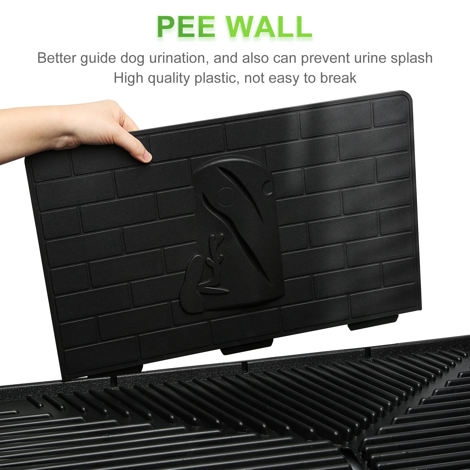 Hompet hemming grass mat with durable edges for longevity.